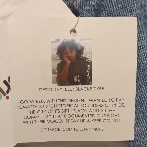 😻😮BLU BLACKBOYBE "Queen" Pride Shortalls ( Unisex) - Picture 6 of 16